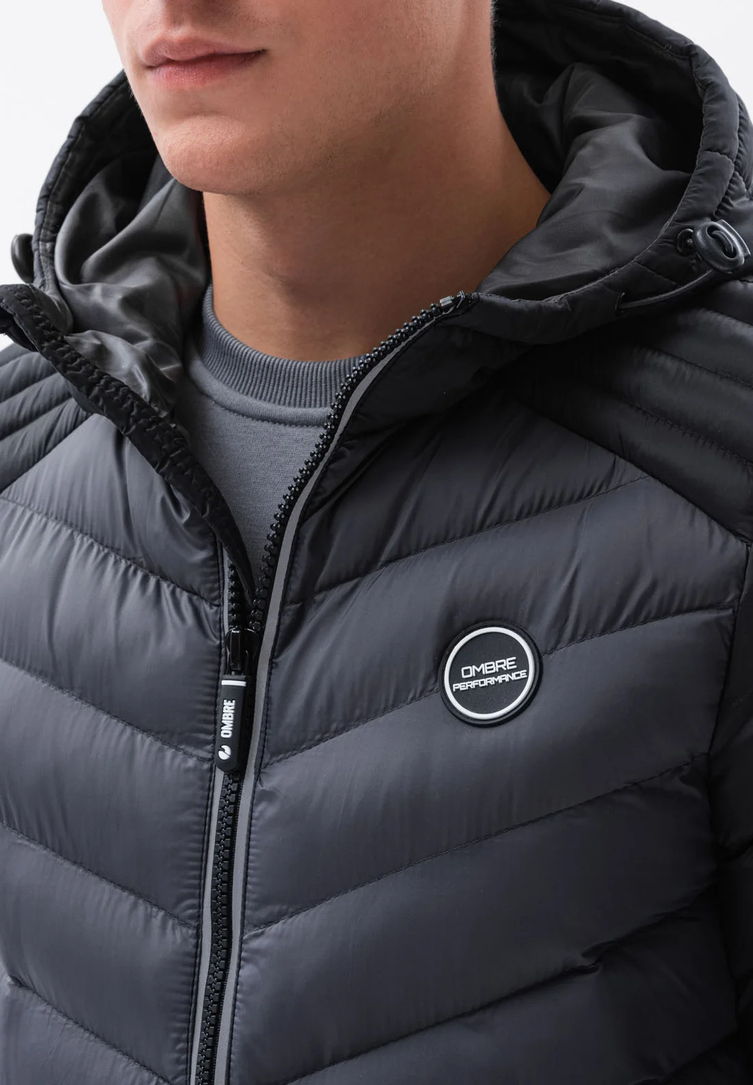 Chaqueta de invierno ombré