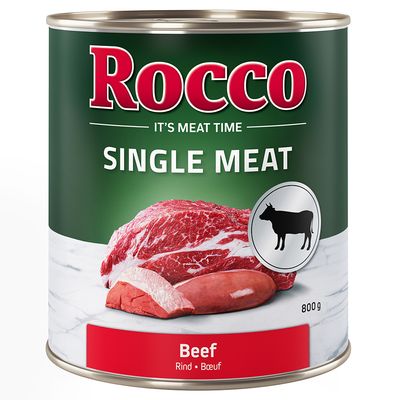 Sparpaket Rocco Single Meat 24 x 800 g