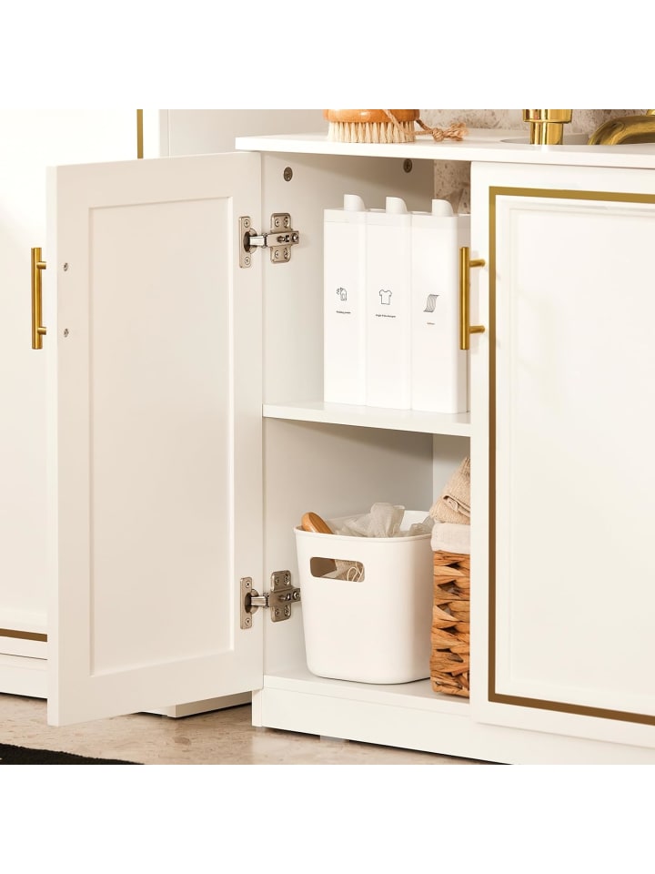 SoBuy Waschbeckenunterschrank in Weiß - (B)60 x (H)61 x (T)30cm günstig kaufen onesize