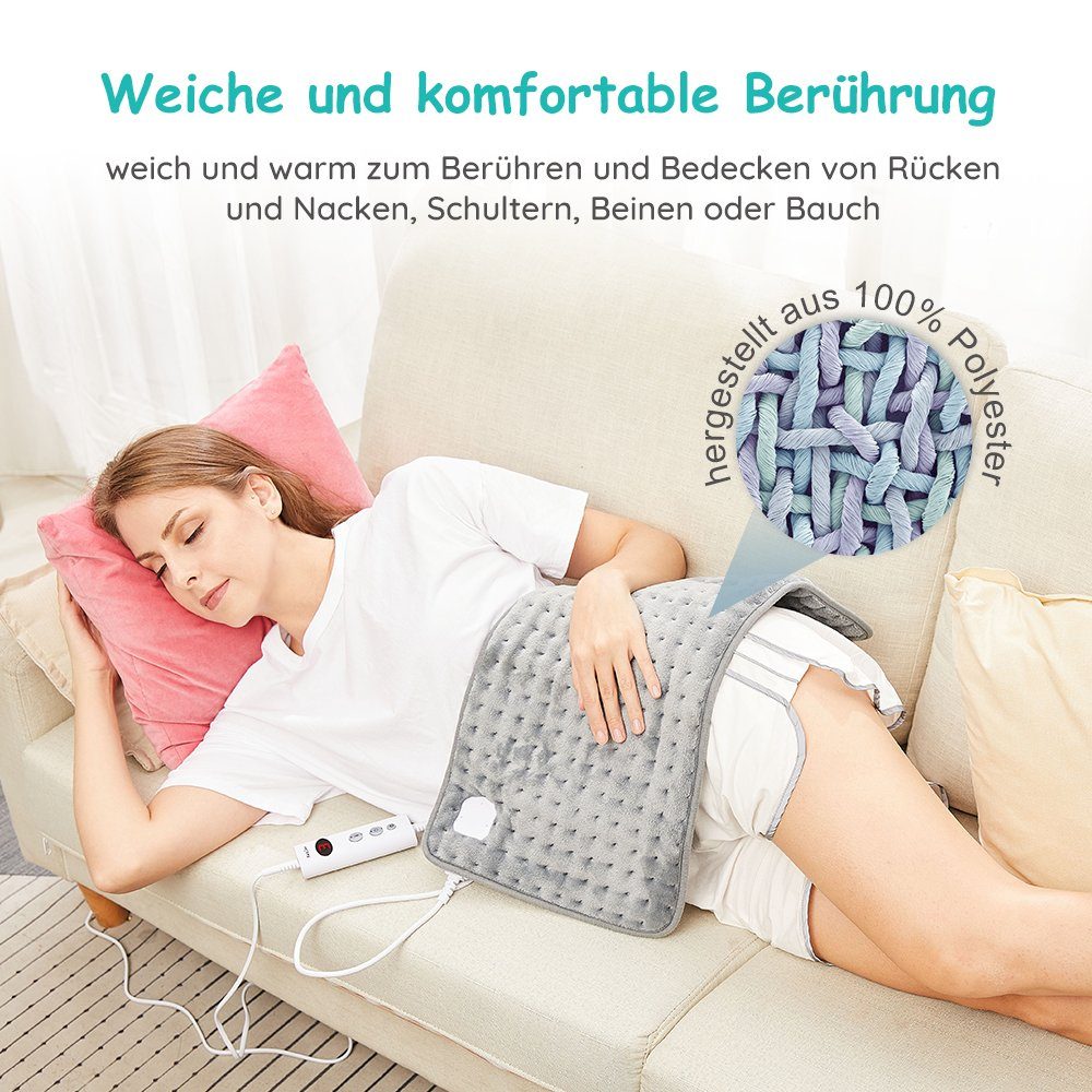 Spark Heizkissen Heizkissen mit Abschaltautomatik, für langanhaltende und wohltuende Wärme