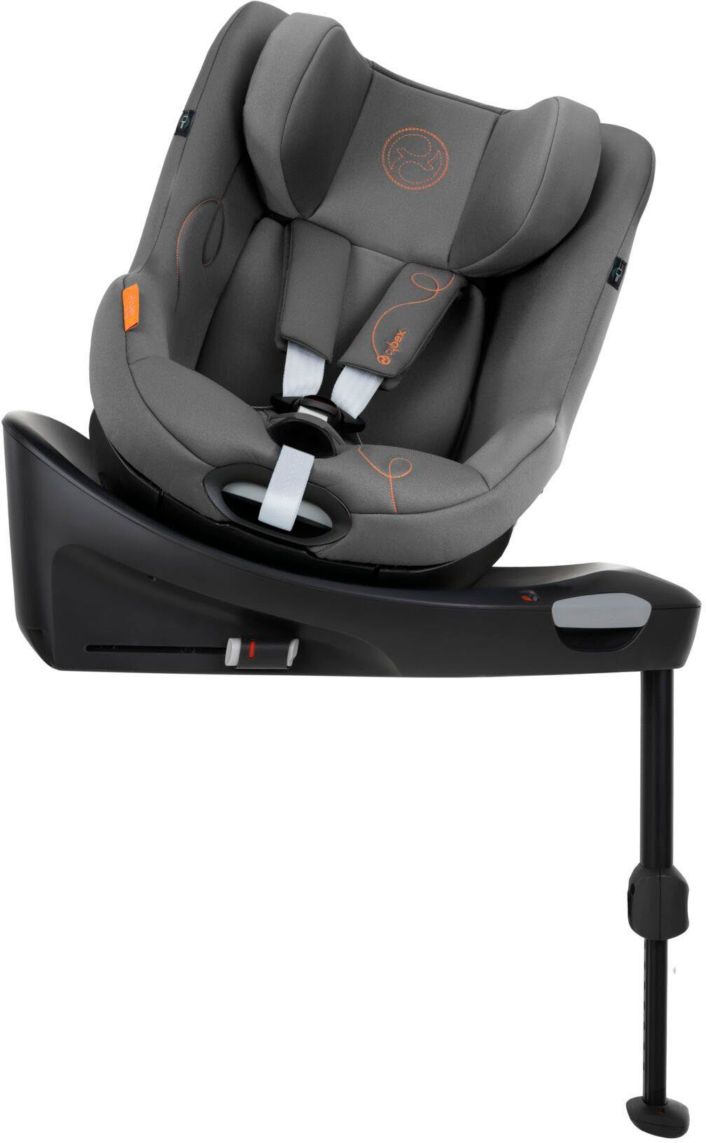 Cybex Autokindersitz Sirona Gi i-Size, lava grey, ab: 3 Monaten, bis: 4 Jahren, bis: 20 kg, (2-tlg), inklusive Base