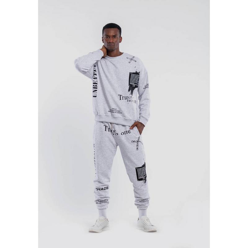 Tom Barron mit Schriftzügen Jumpsuit Herren