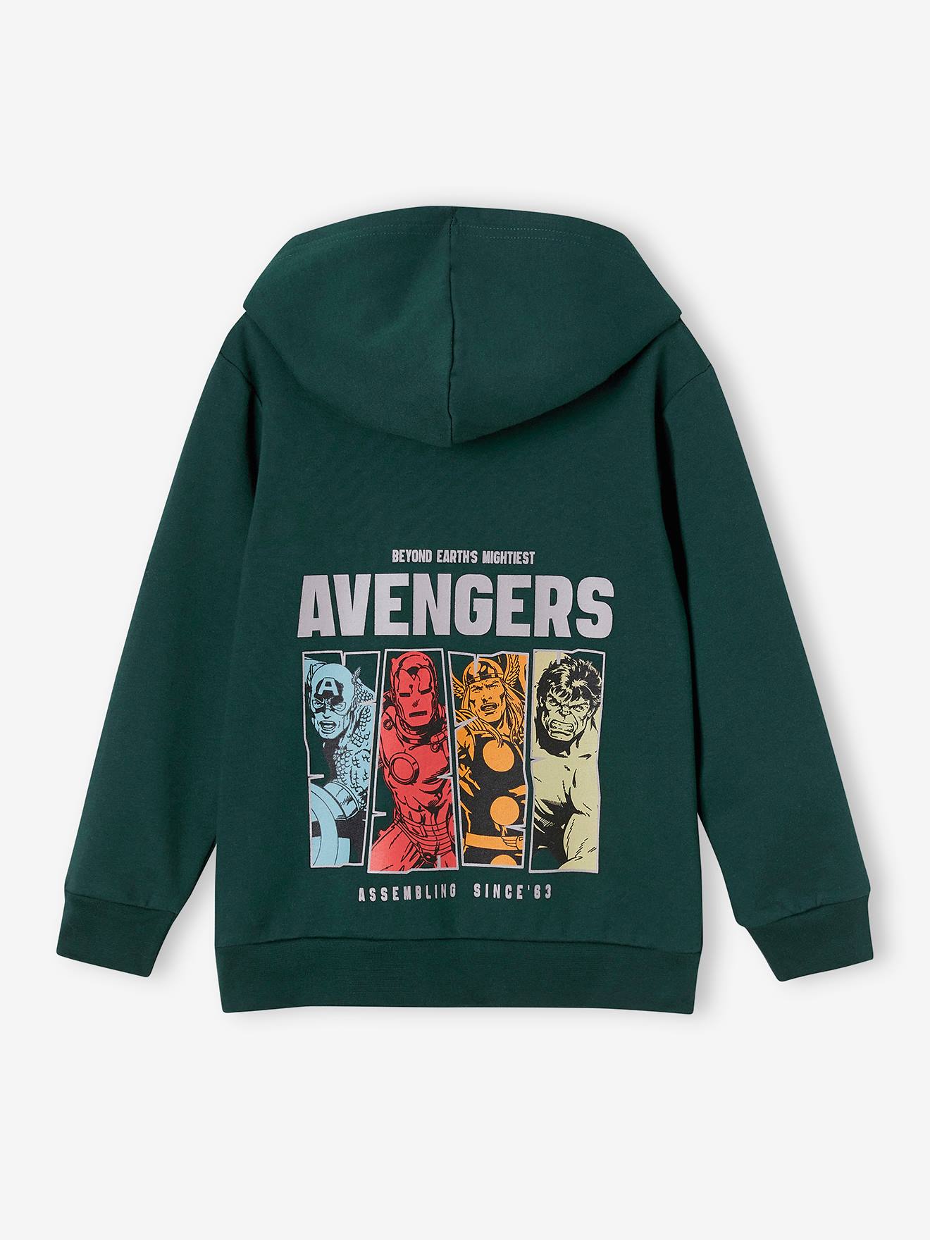Sweat à capuche garçon Marvel® Avengers vert sapin
