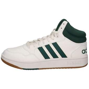 adidas Hoops 3.0 Mid Sneaker in weiß