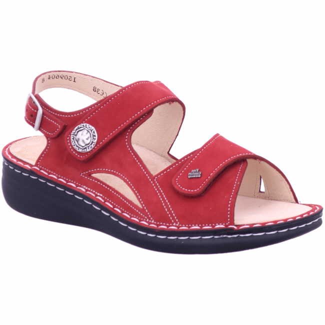 FINN COMFORT Komfort Sandalen rot Finn Comfort Barbuda Damensandale Chili