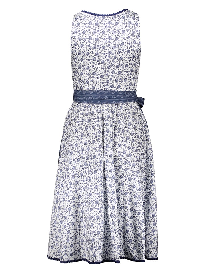 Berwin & Wolff Dirndl in Weiß/ Dunkelblau günstig kaufen