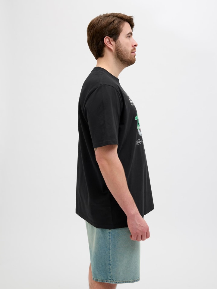 JACK & JONES PLUS T-shirt in Black günstig kaufen