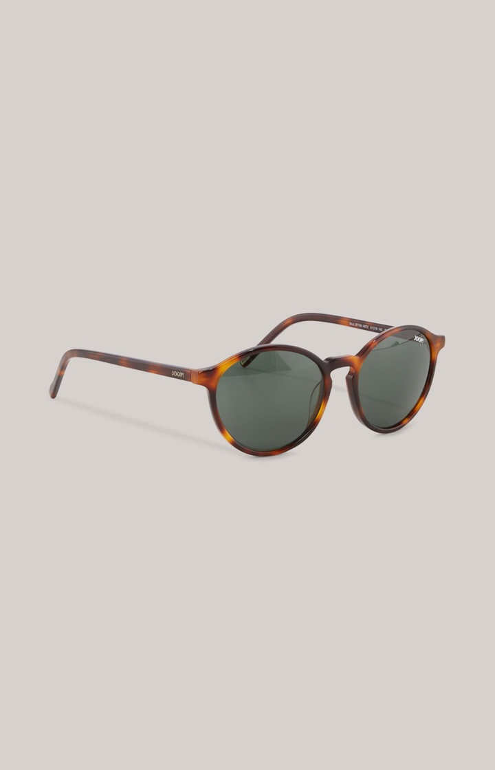 Sonnenbrille in Braun/Grün