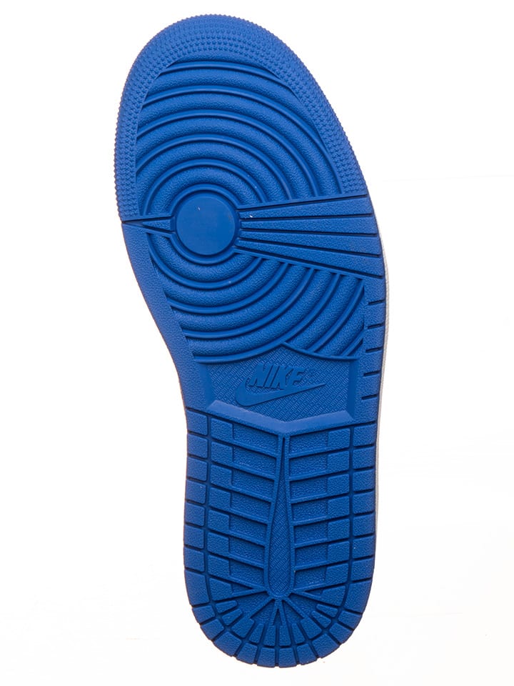 Air Jordan Leder-Sneaker ''1 Retro High'' in Gelb/ Blau günstig kaufen