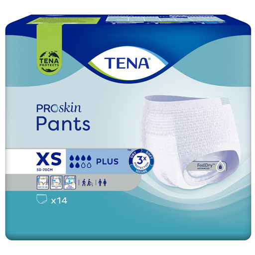TENA PANTS Plus XS bei Inkontinenz  14 St