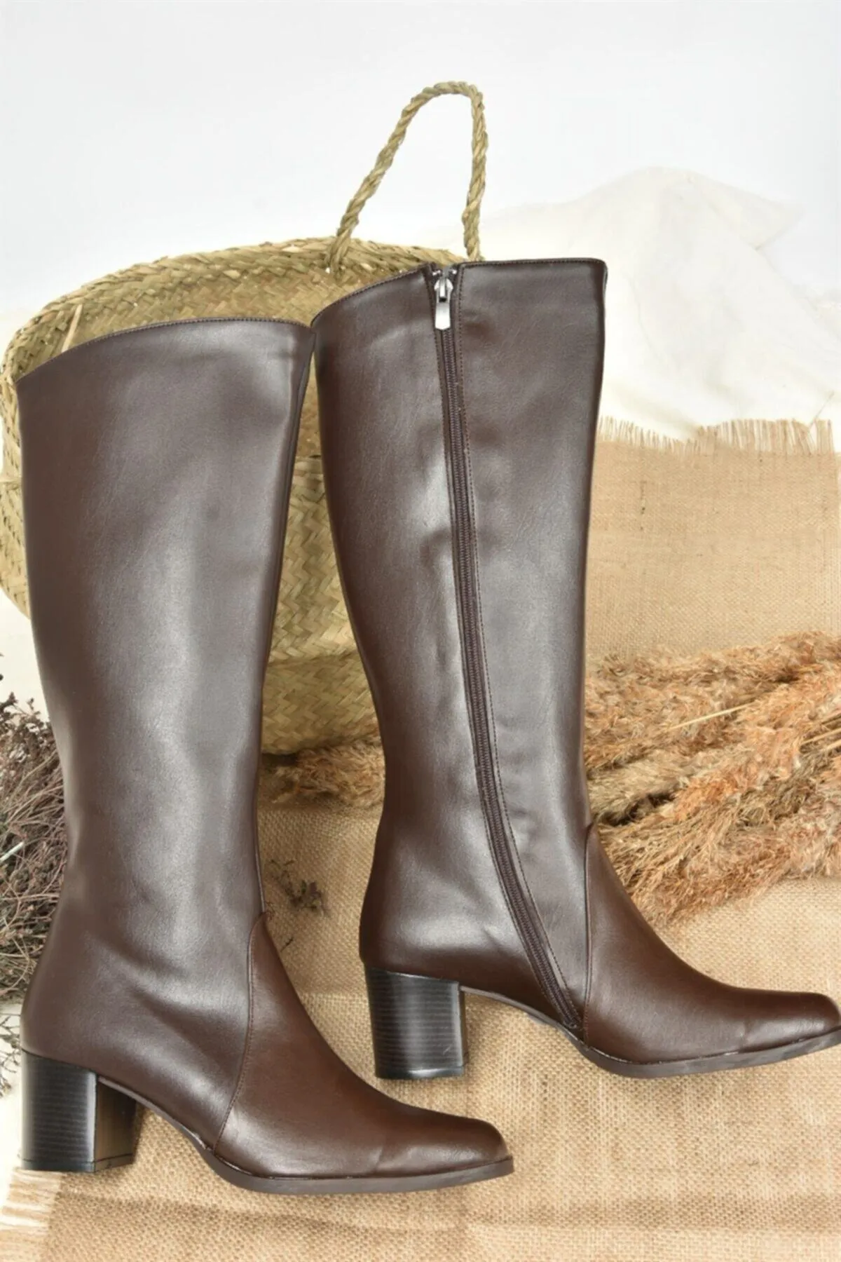 Fox Shoes  Braune Damenstiefel A654252709
