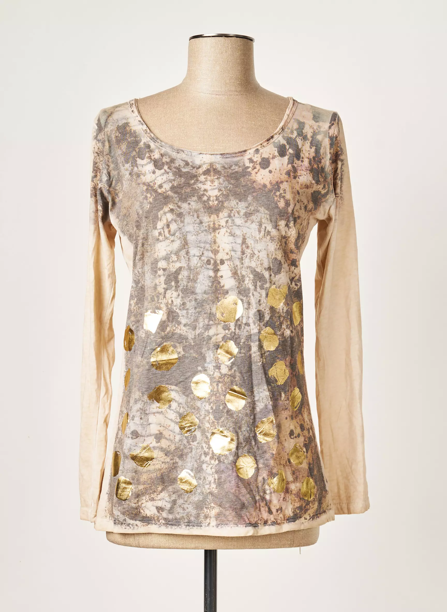 Michela Mii Tshirts Femme couleur beige