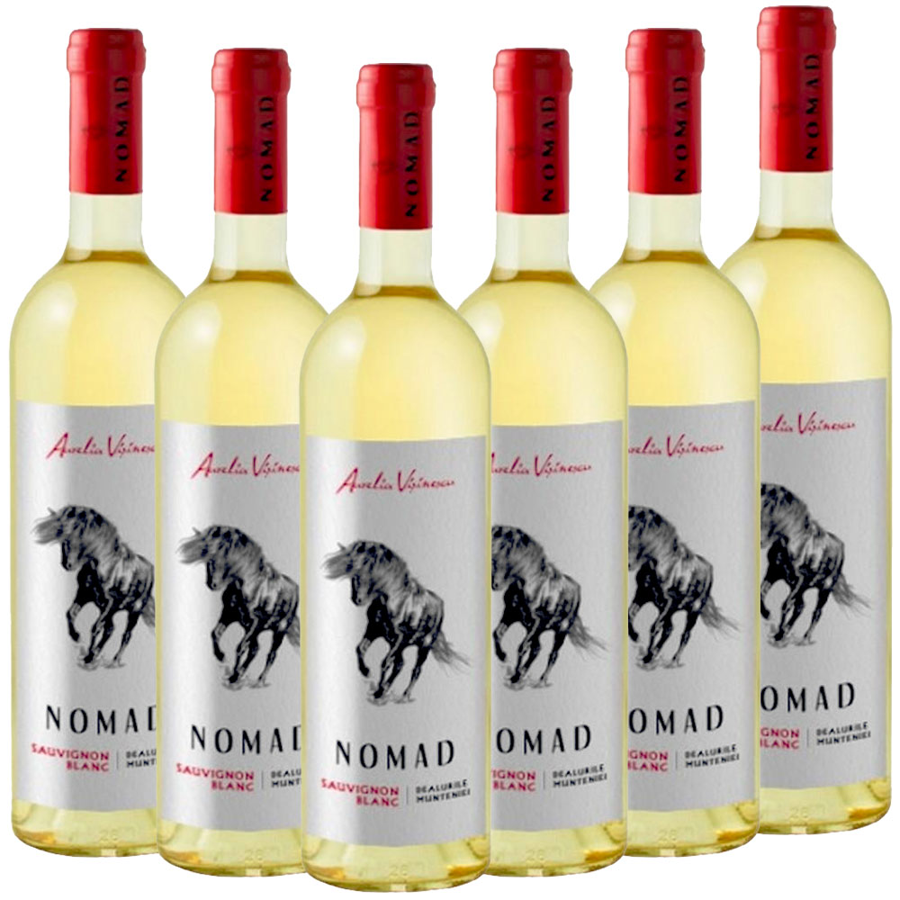 Domeniile Sahateni NOMAD Sauvignon Blanc - 6er Karton