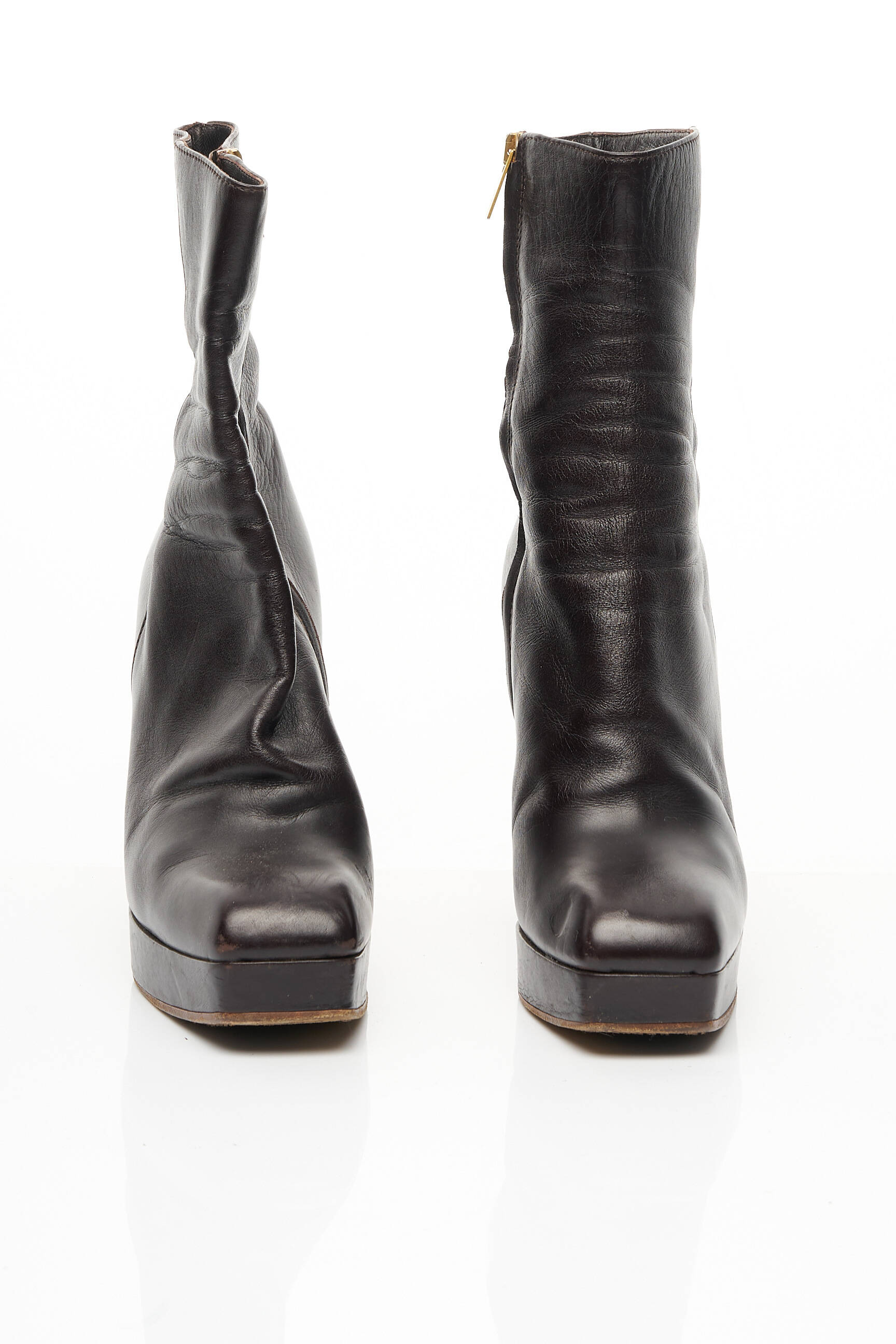 Yves Saint Laurent Bottines Femme couleur marron