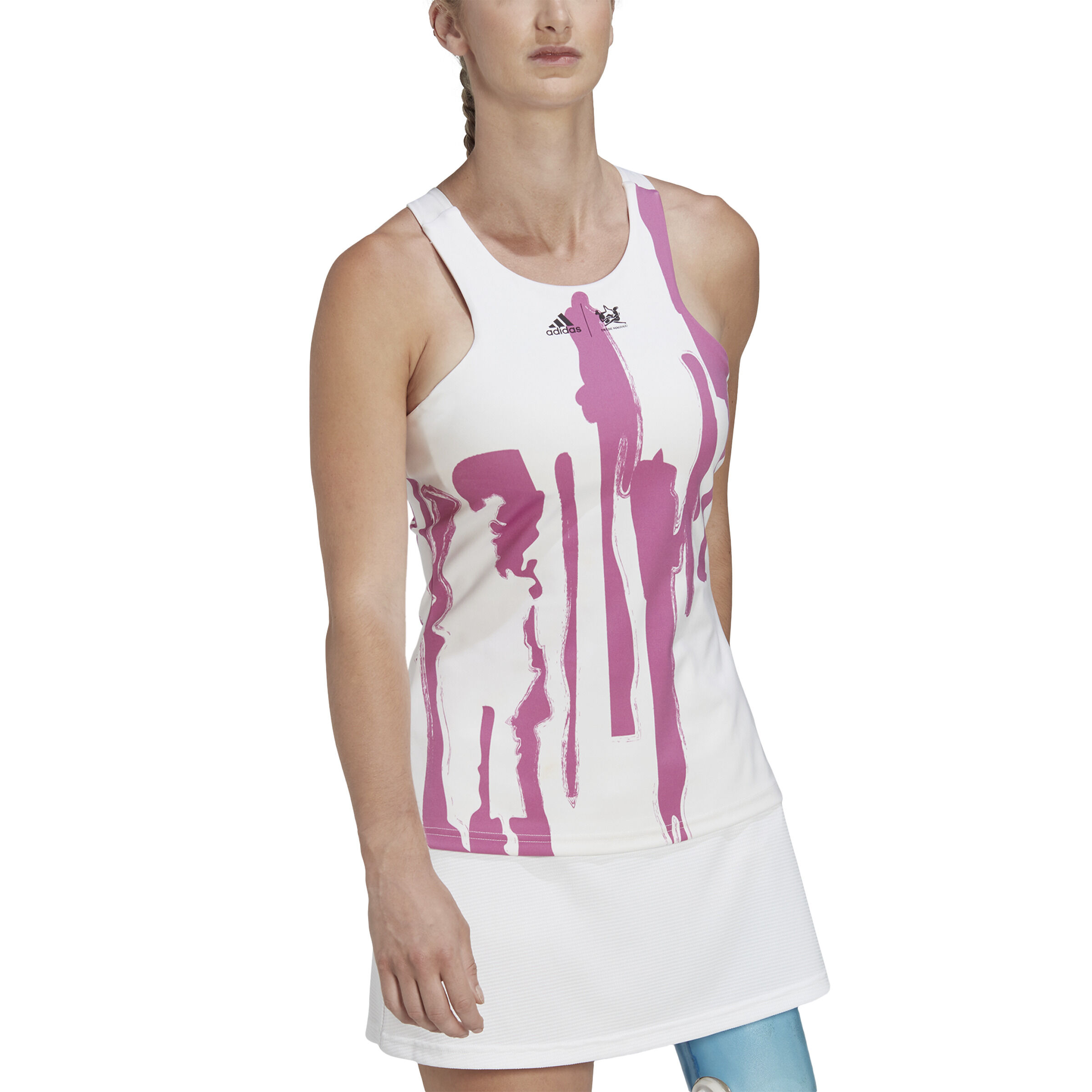 New York Y Tank-Top Damen - Weiß, Lila