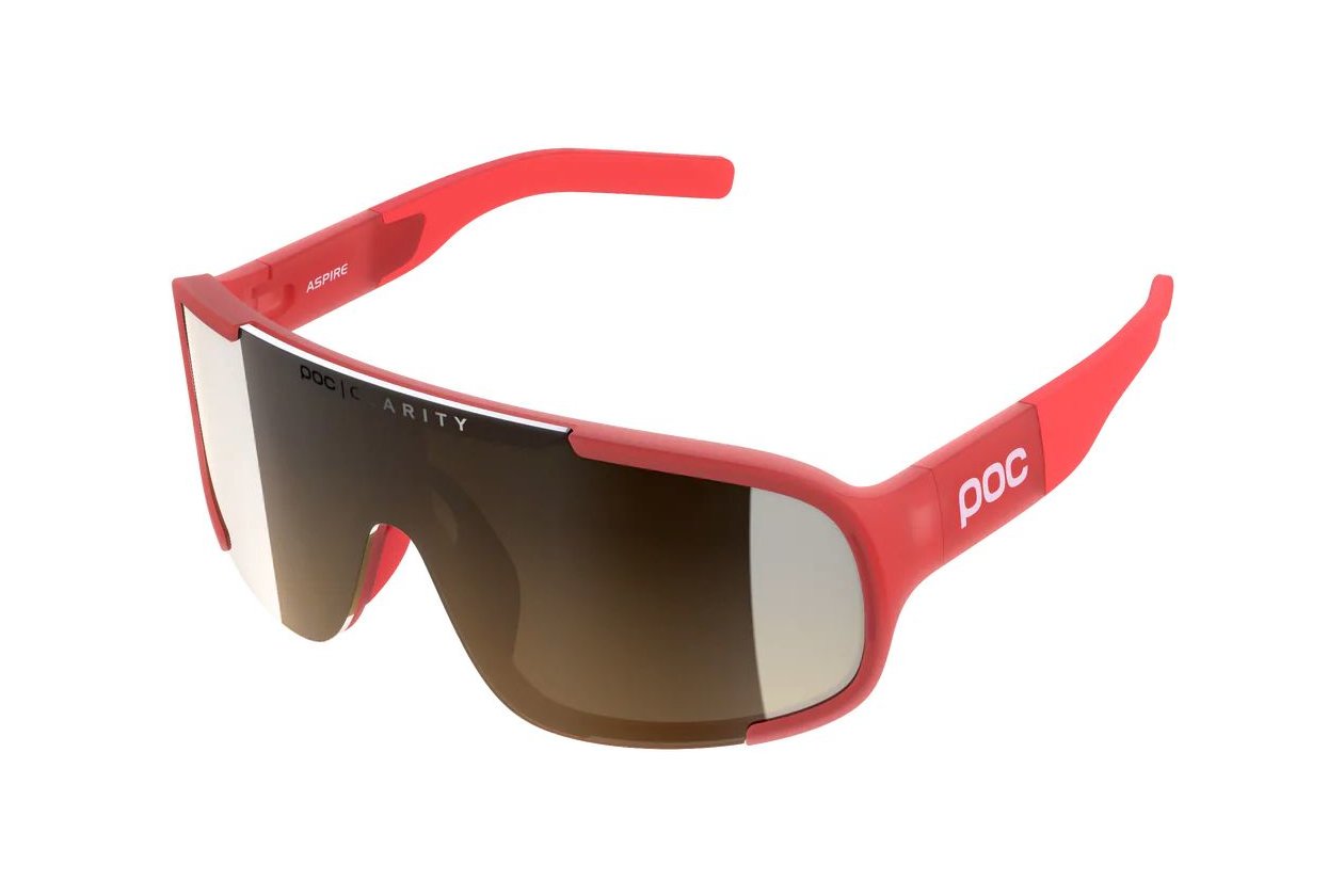 POC Aspire - Ammolite Coral Translucent/Brown/Silver Mirror