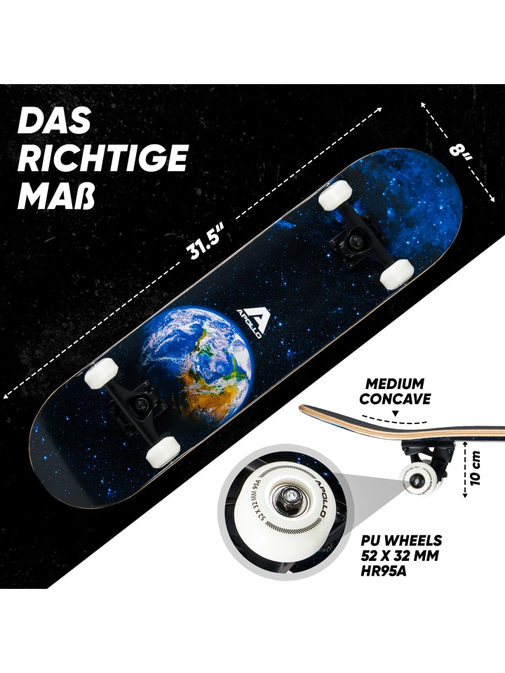 Apollo Skateboard Kinder und Erwachsene 