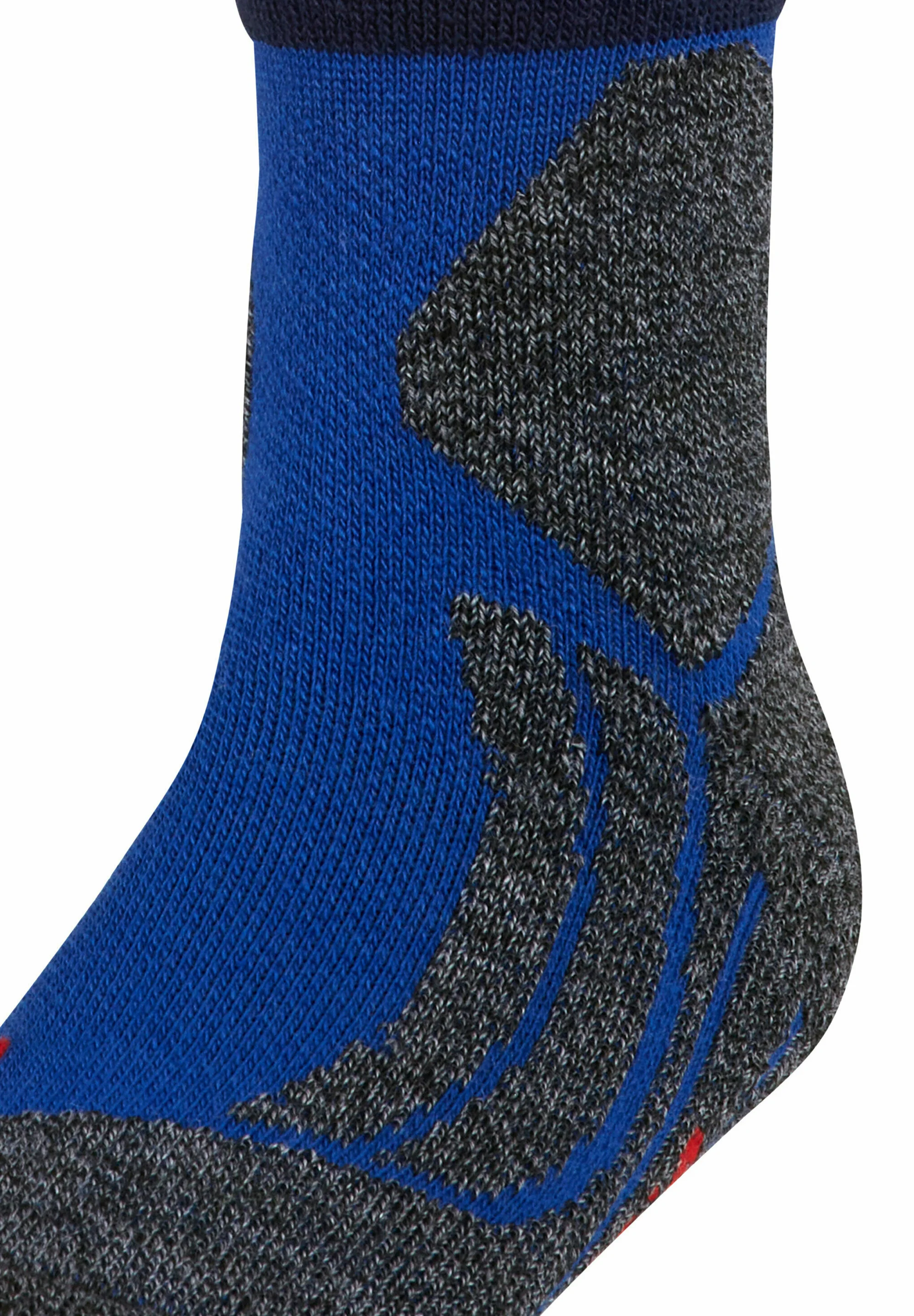 Calcetines deportivos funcionales Falke SK2 Stripes para niños, de esquí, de resistencia media, acolchados y antiampollas.