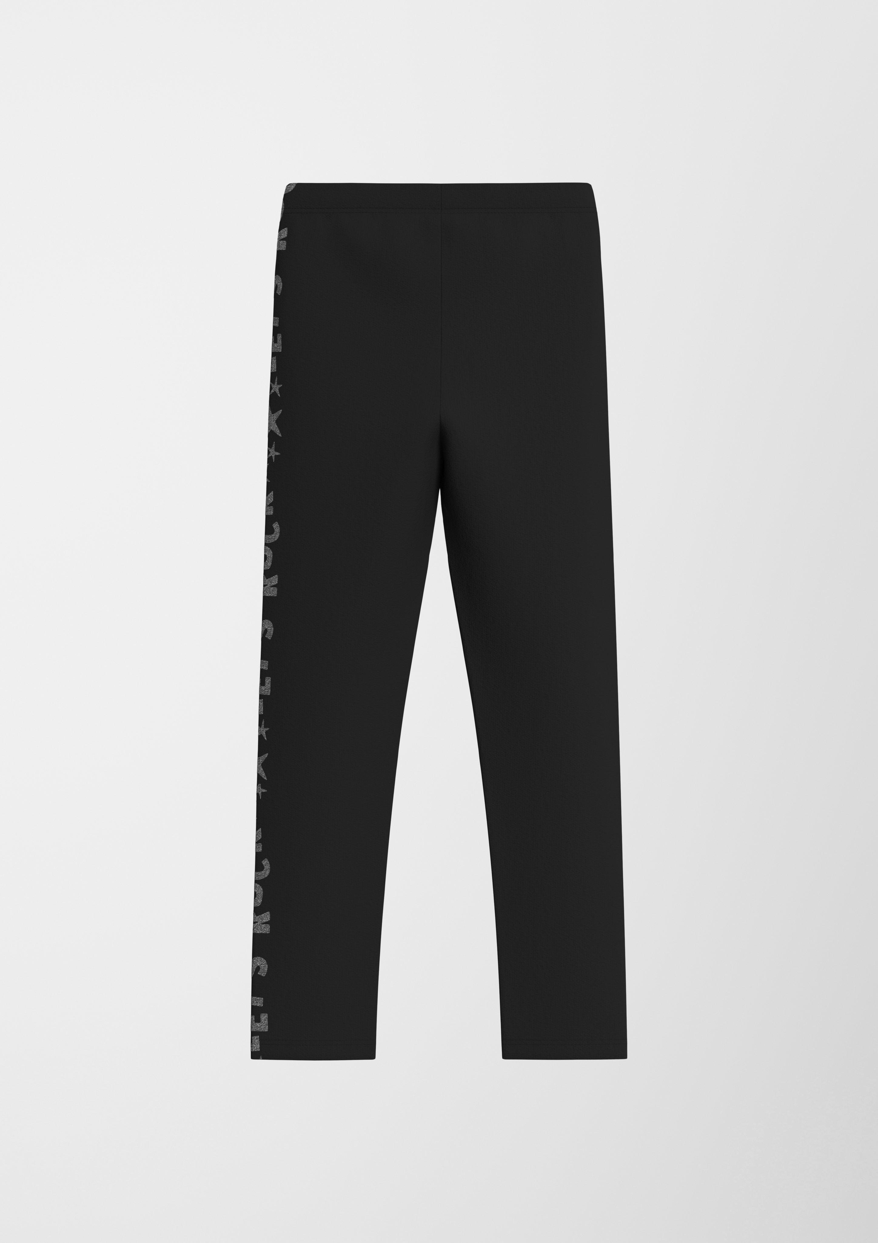 Slim: Leggings mit glitzernden Schriftprints  2137371-9999