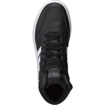 adidas Hoops 3.0 Mid Sneaker in schwarz