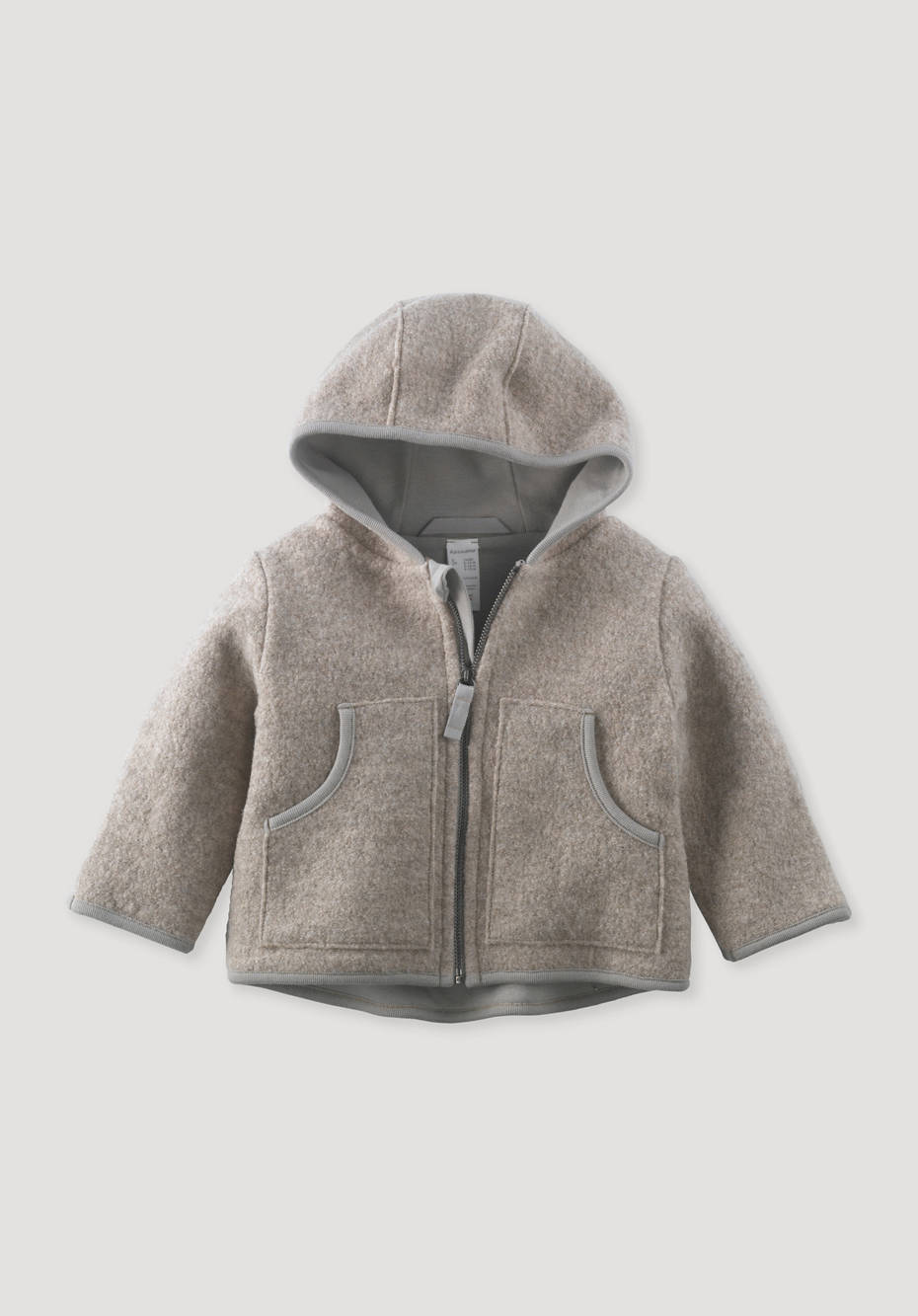 Walkjacke aus reiner Bio-Merinowolle