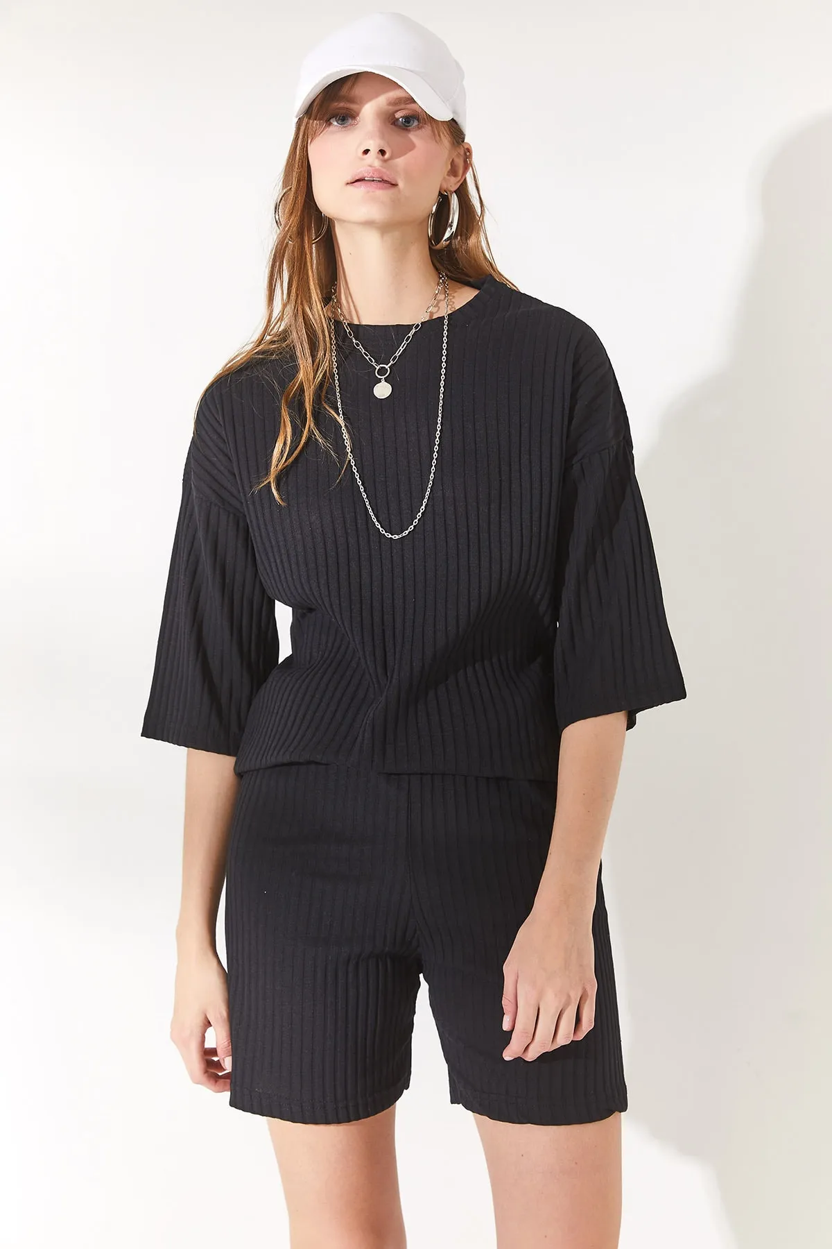 Olalook  Zweiteiler - Schwarz - Oversized