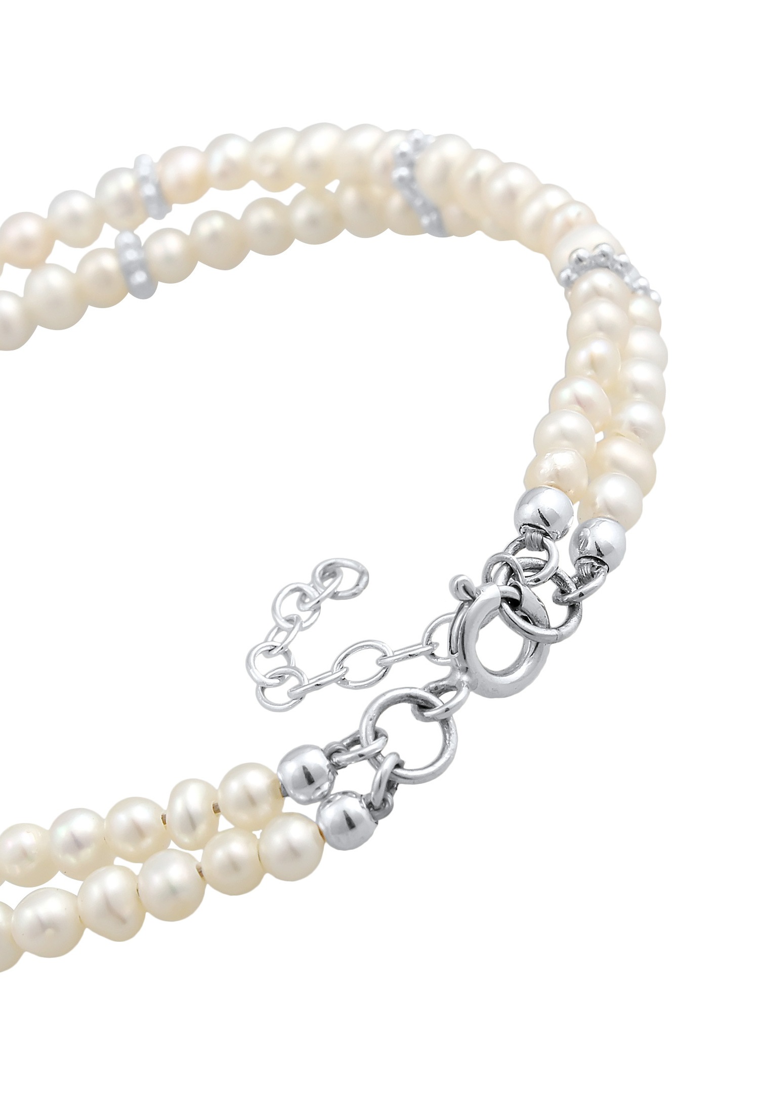 Elegante y sencillo bolso Elli Ladies con perla cultivada de agua dulce en plata de ley 925.