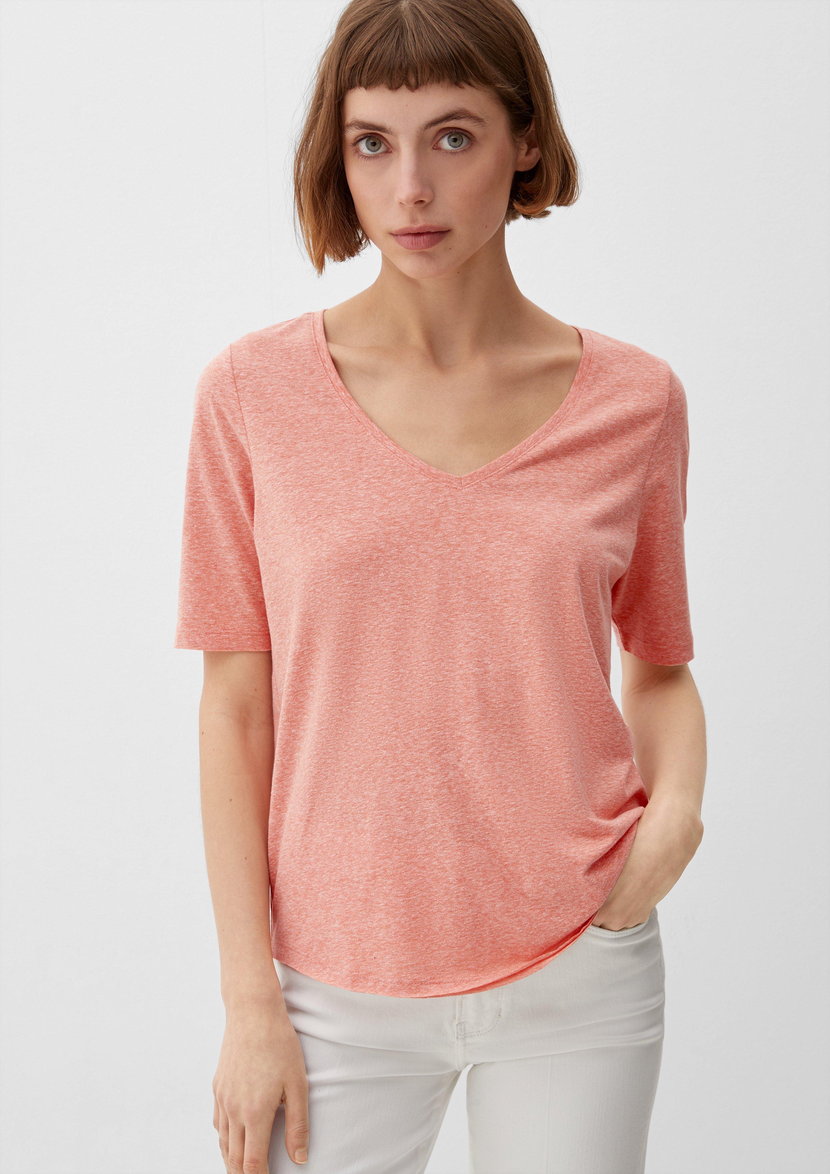 T-Shirt mit Flammgarnstruktur  2130253-27W9