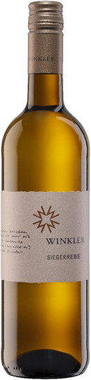 2022 SIEGERREBE SPÄTLESE EHRLICH lieblich Bio - Weingut Winkler GbR