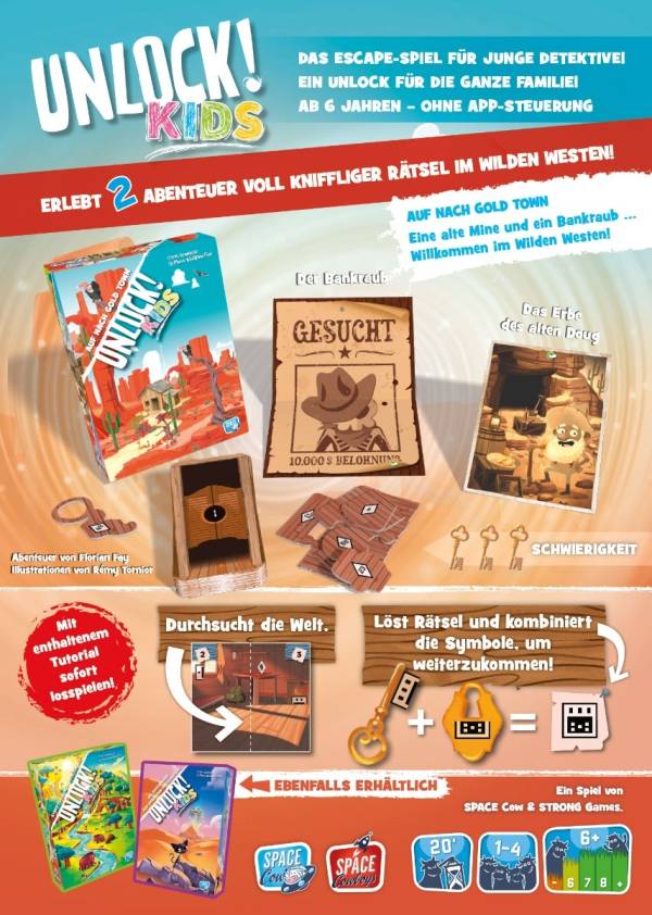 Unlock! Kids: Auf nach Gold Town