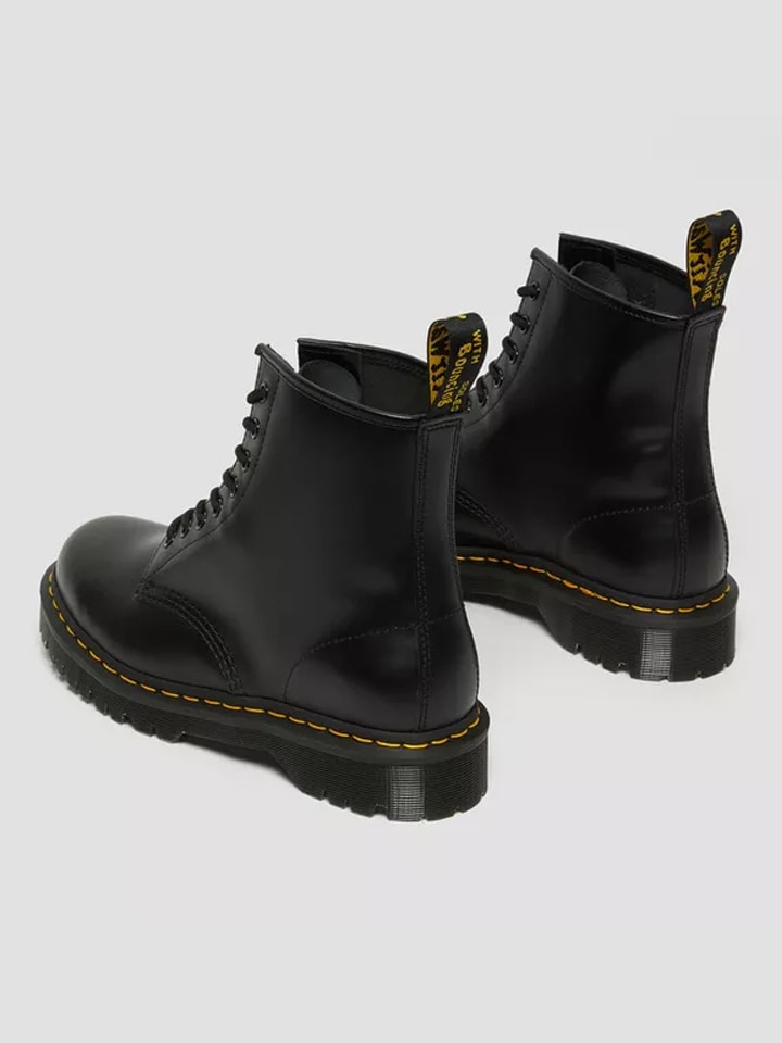 Dr. Martens Leder-Boots in Schwarz günstig kaufen
