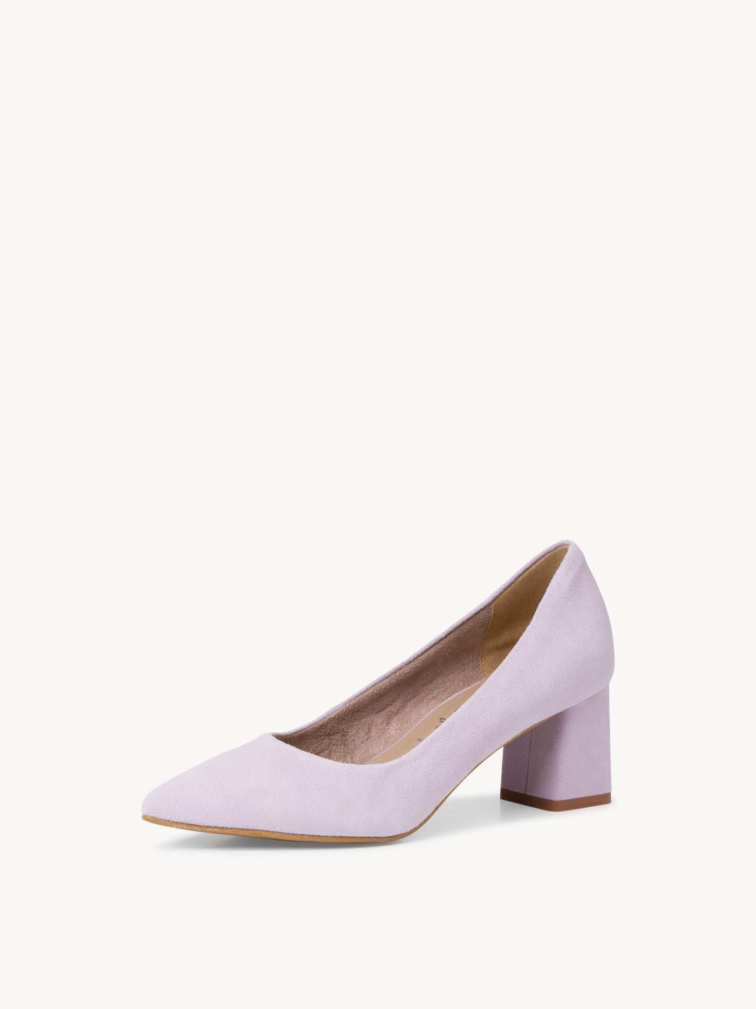 Escarpin en cuir - mauve