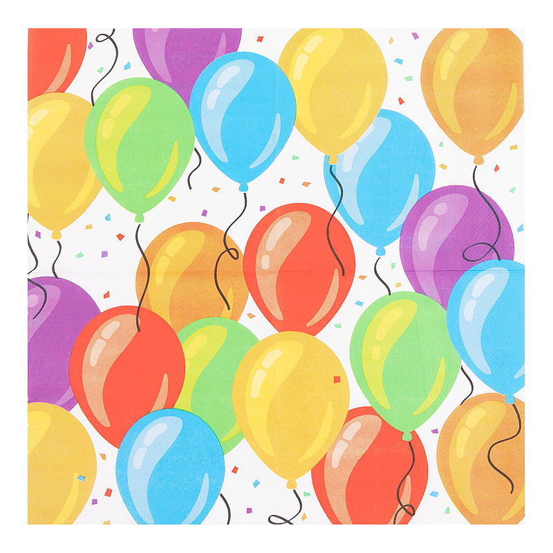 Giform Servietter 20-pk 33x33 cm ballonger