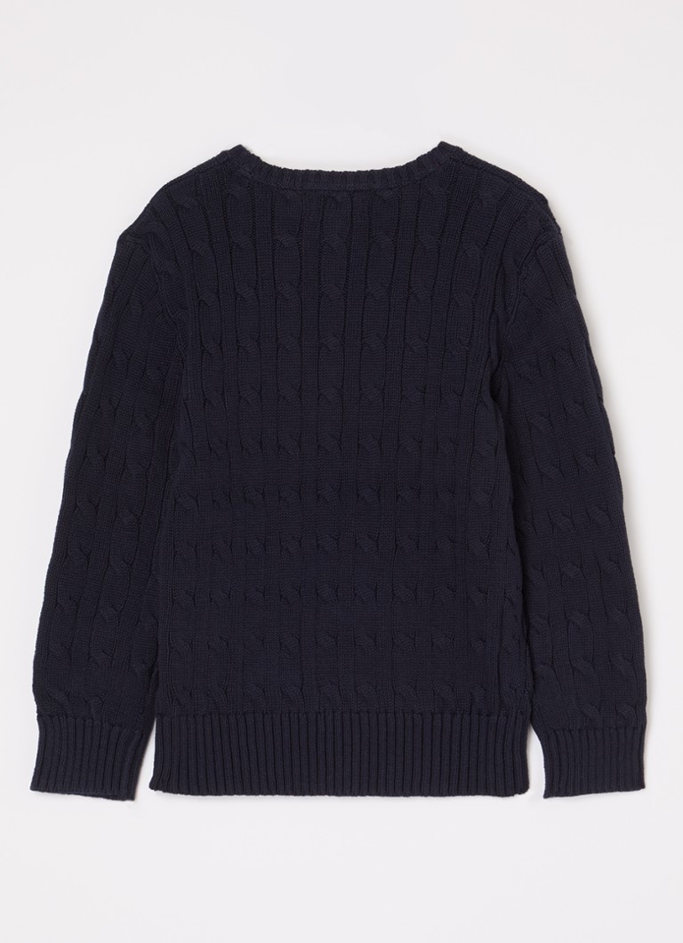 Ralph Lauren Cable-knit pullover with logo embroidery