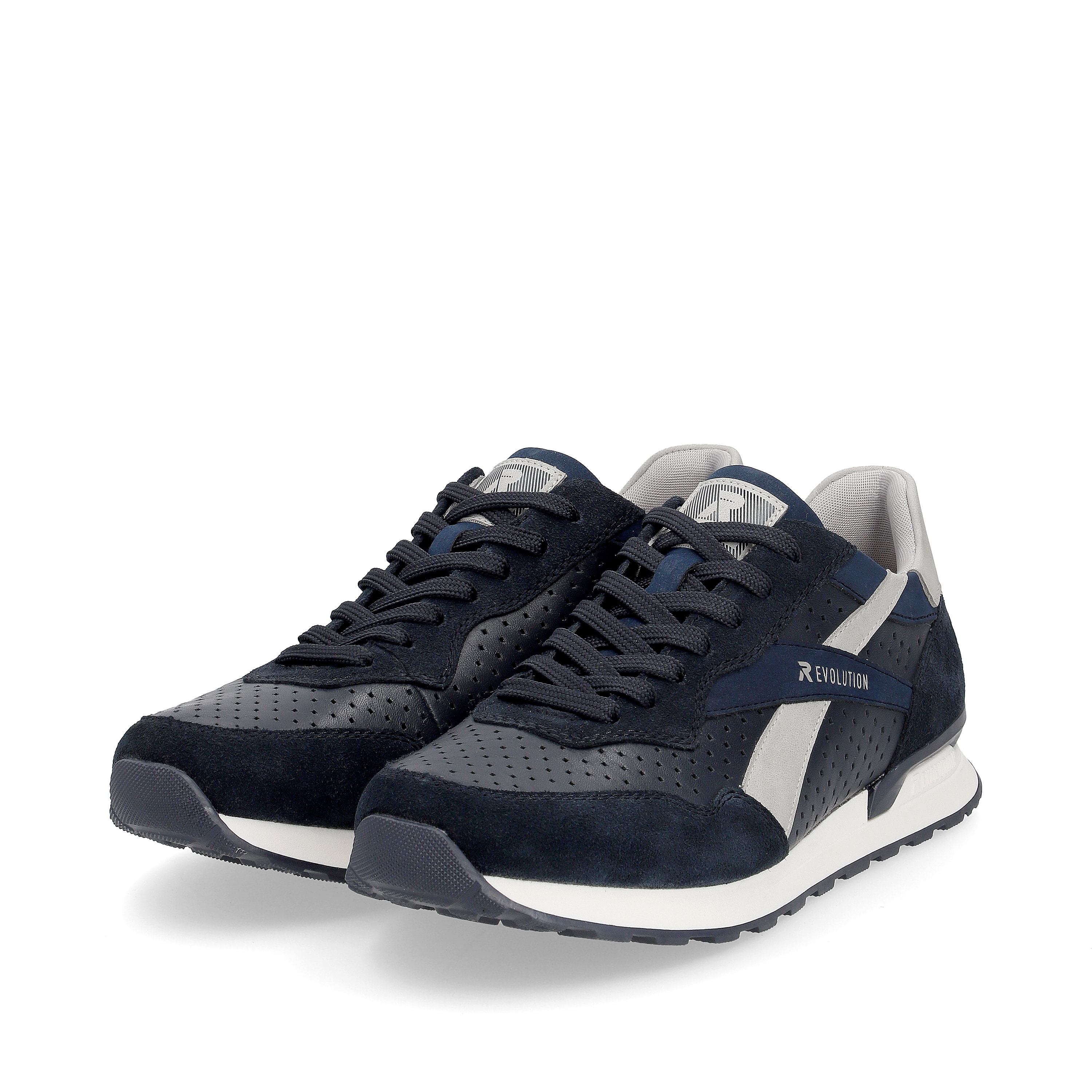 Rieker Herren Sneaker Low dark-blue dusty-grey