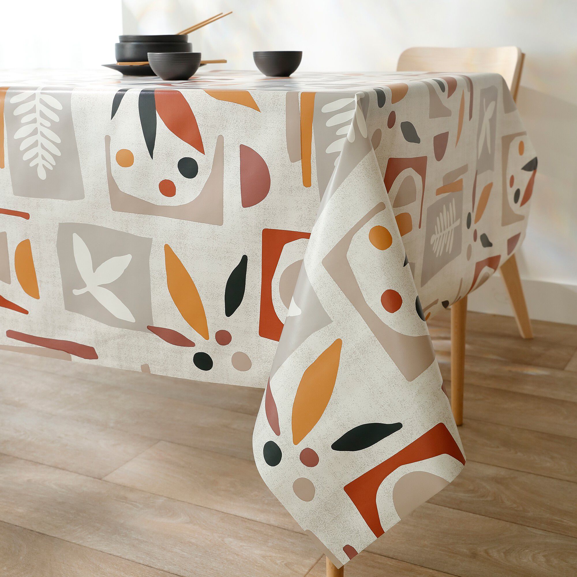 Nappe toile cirée imprimée Mige