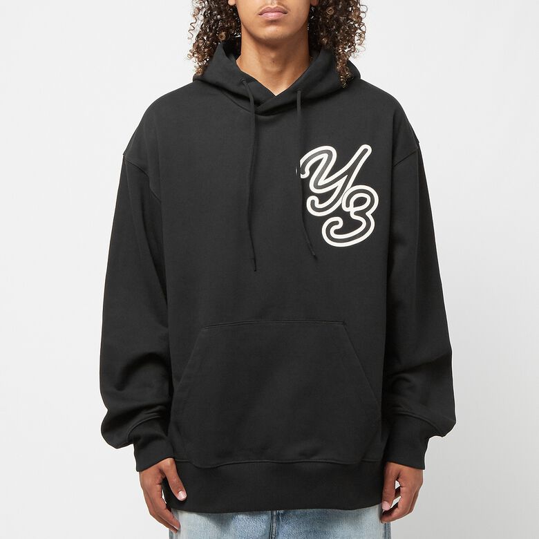 Y-3 Graphic Logo Hoodie black
