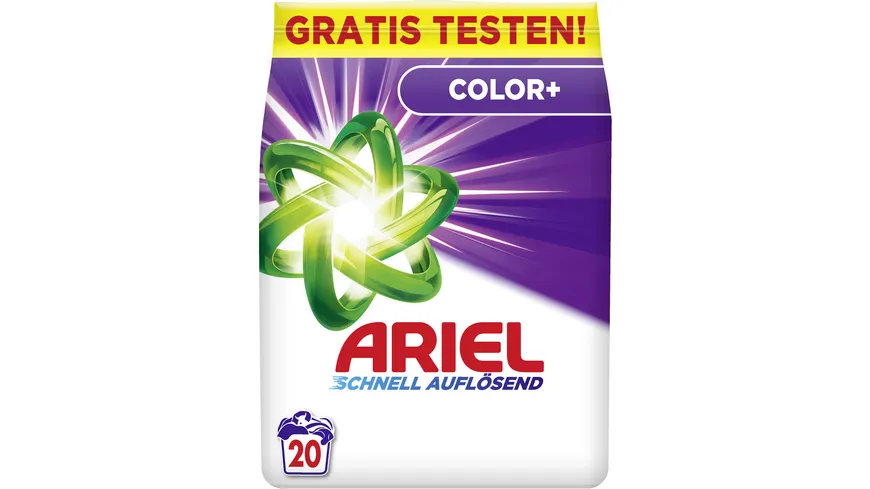 Ariel Colorwaschmittel schnell auflösend Color+ Pulver 1.2 kg