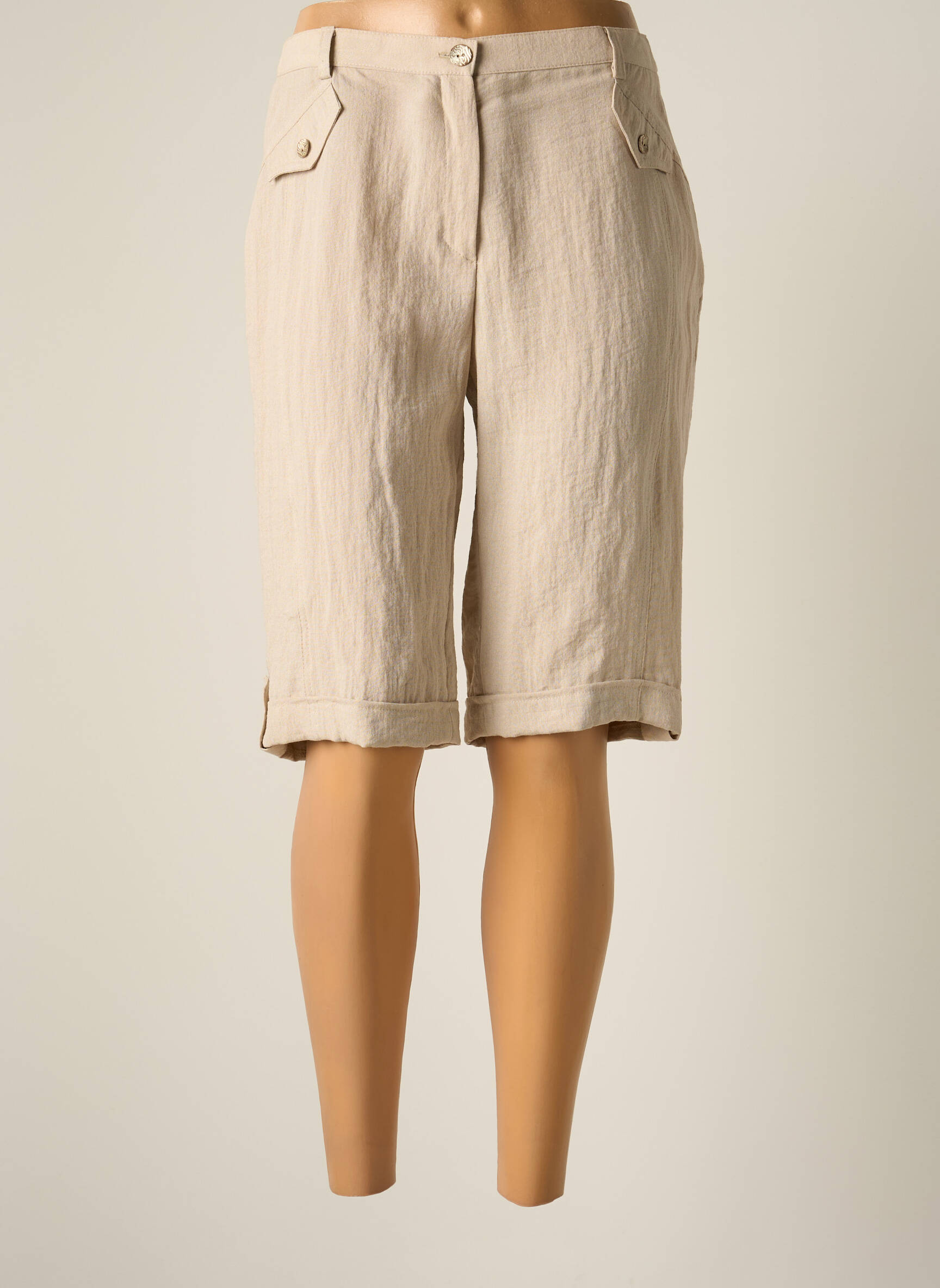 Jumfil Bermudas Femme couleur beige