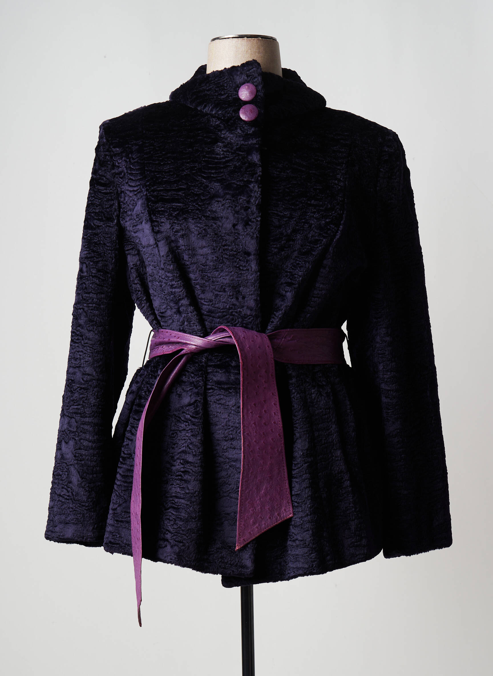 Anton Moda Manteaux Courts Femme couleur violet