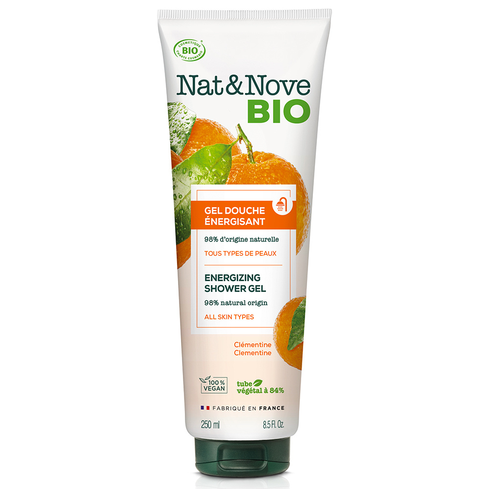 Nat & Nove Bio Gel Douche Energisant certifié bio Gel Douche certifié bio / Tous types depeaux
