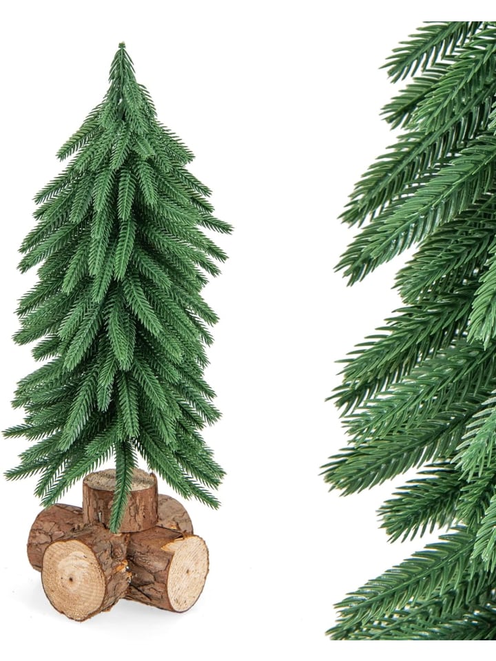 COSTWAY Mini Weihnachtsbaum mit Sockel in Grün günstig kaufen 40 cm