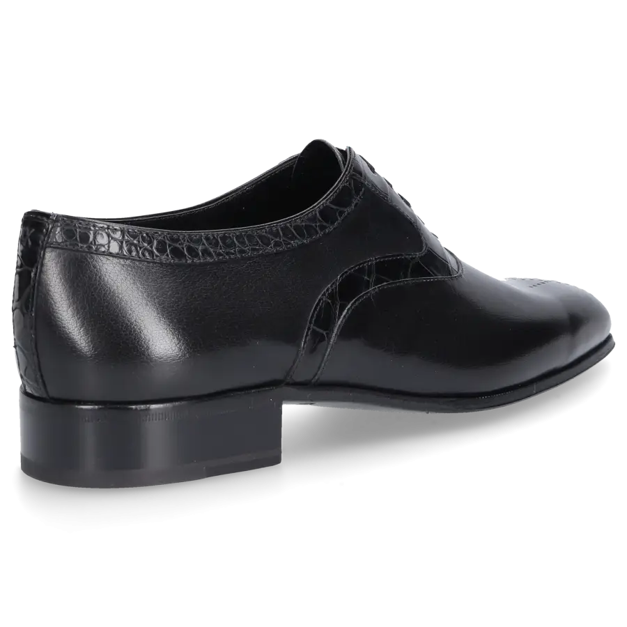 Artioli - Businessschuhe Oxford ZÜRICH Krokodilleder - schwarz