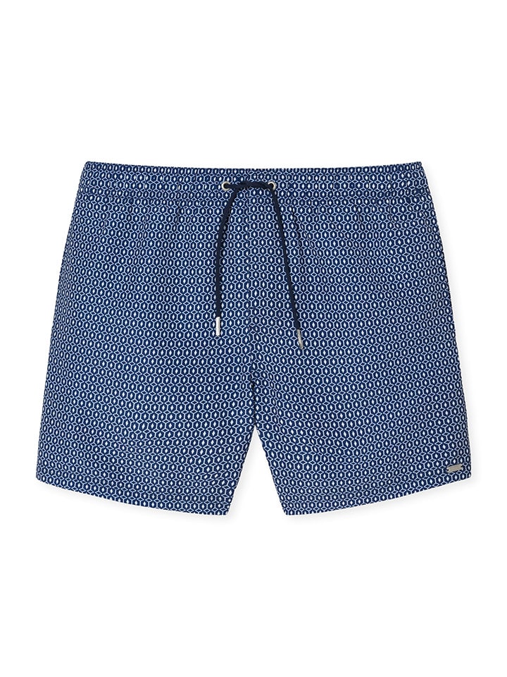 Schiesser Badeshorts in Dunkelblau/ Weiß günstig kaufen