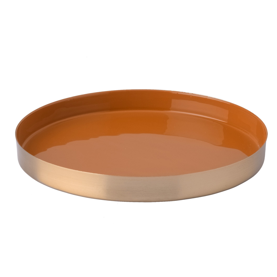 Großes Deko-Tablett in Gold-Optik