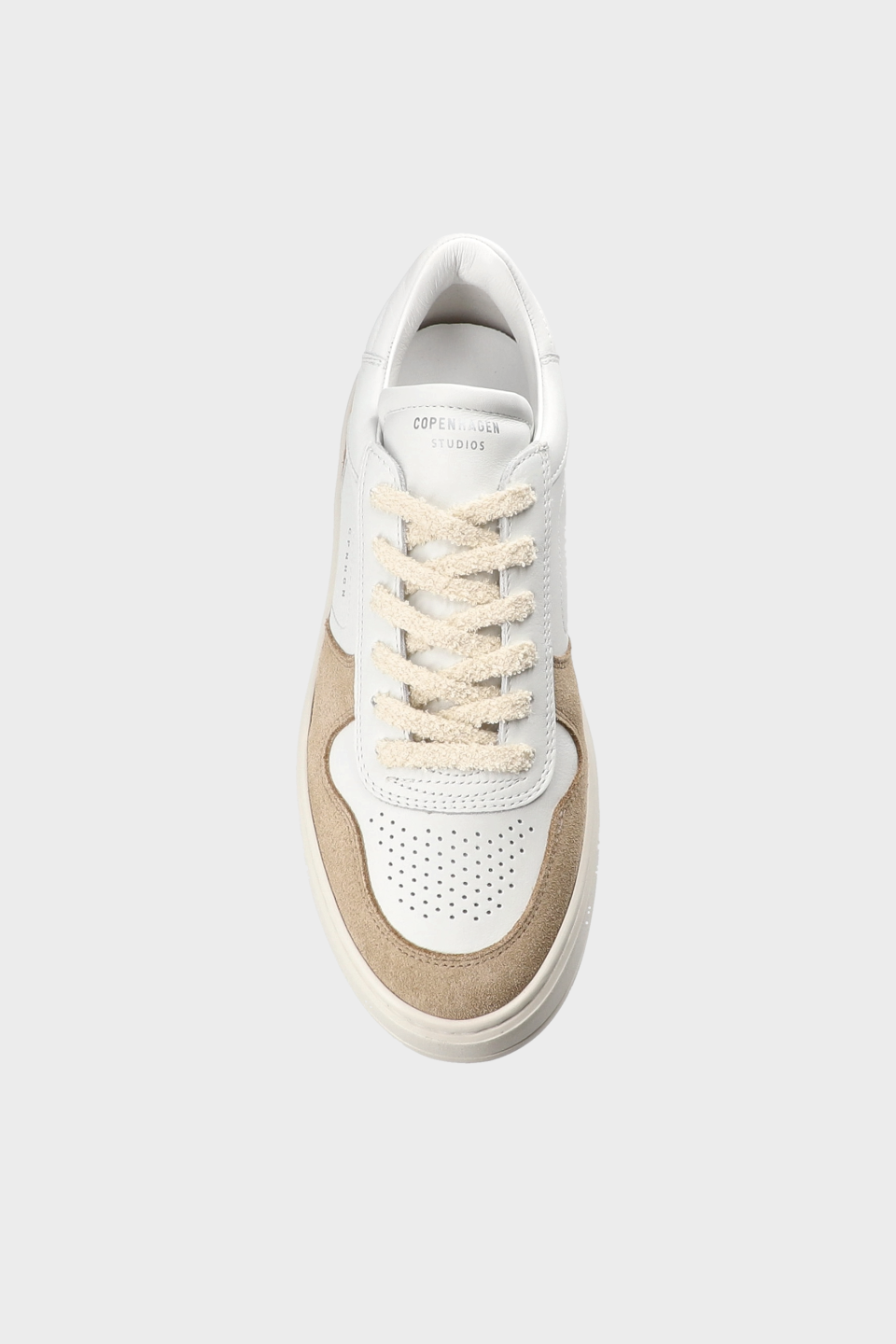 CPH75 leather mix white/nut