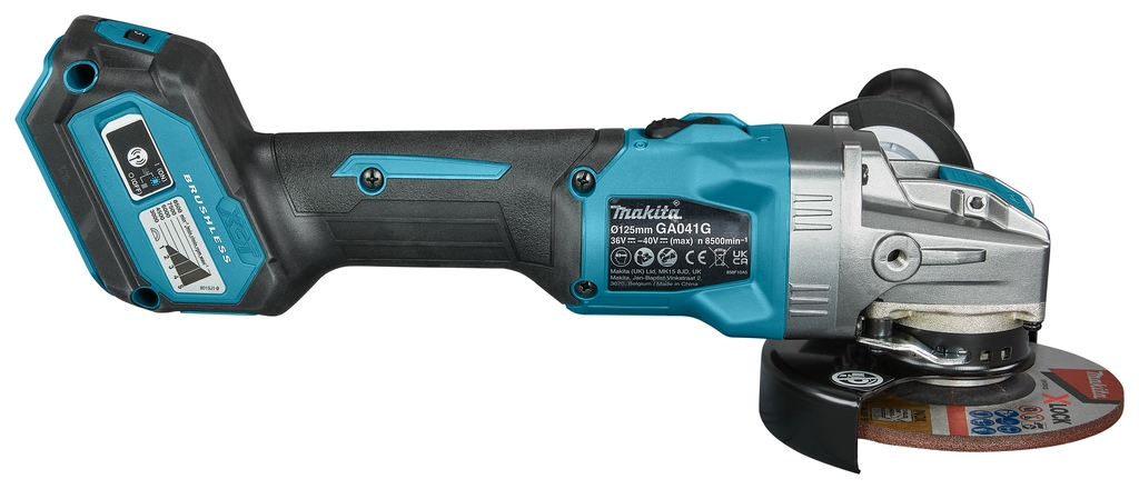 Meuleuse d'angle Makita GA041GZ 40 V max 125 mm X-Lock (batterie et chargeur non inclus)
