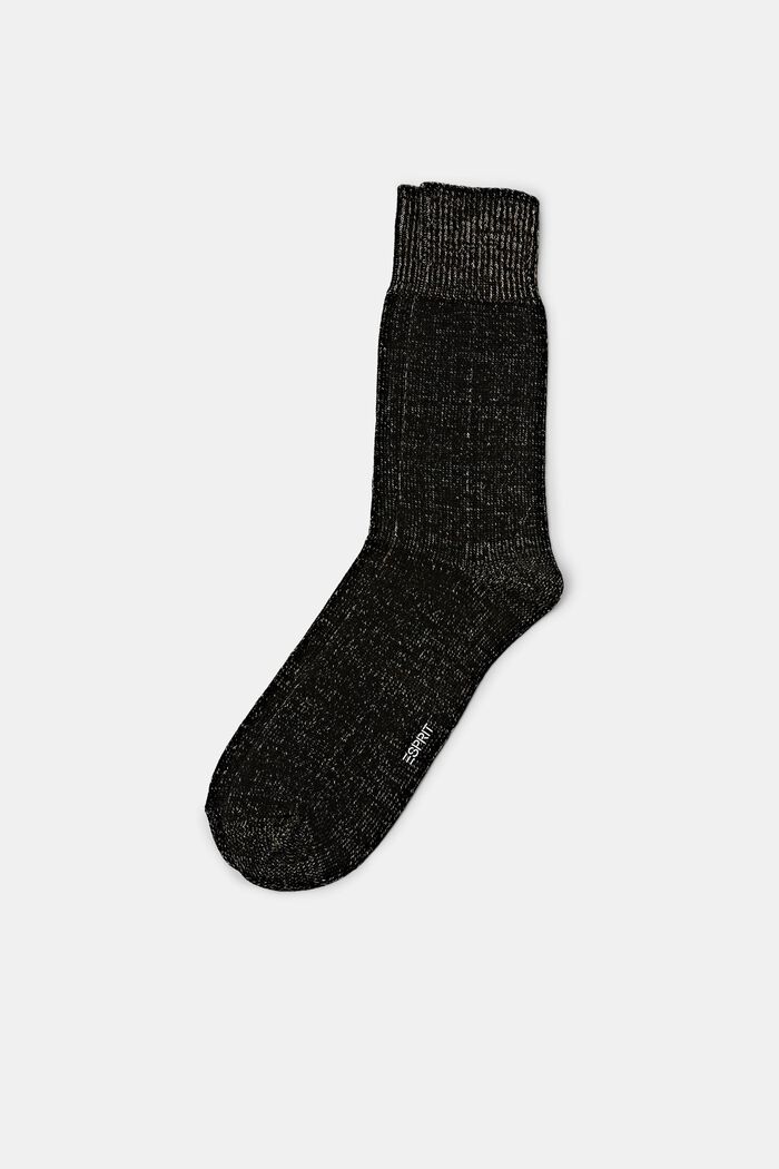 Melierte Stricksocken