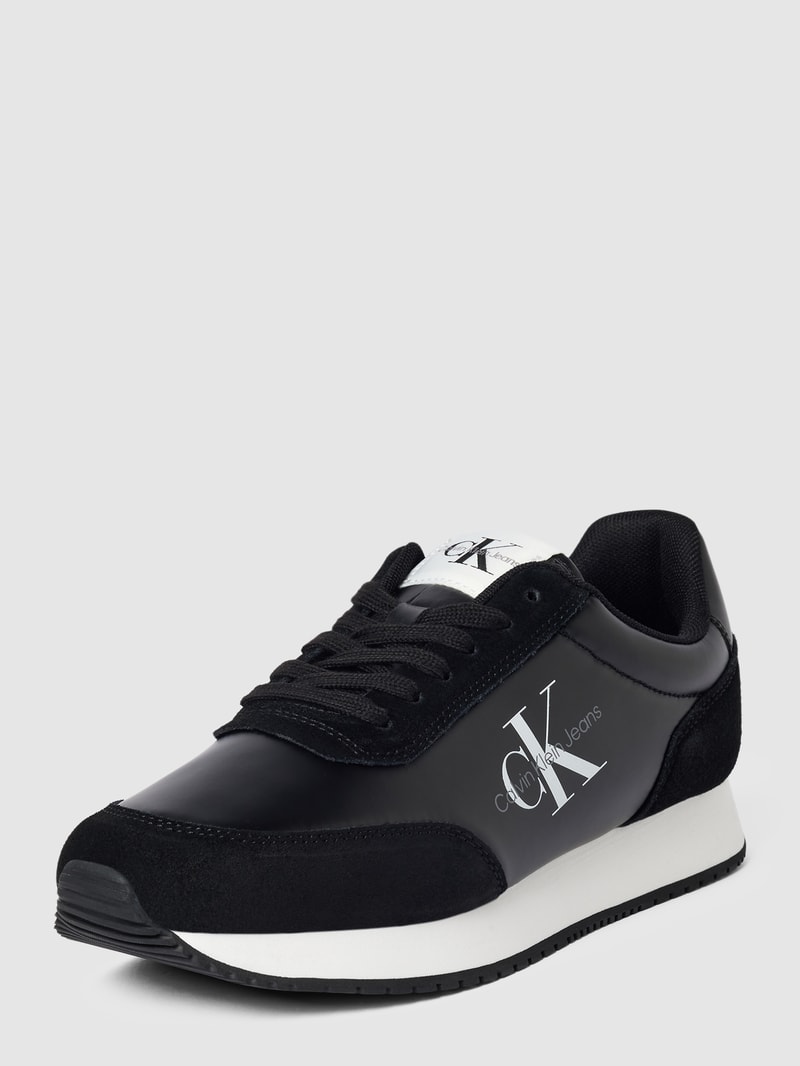Sneaker mit Logo-Print Modell 'RETRO RUNNER' in black