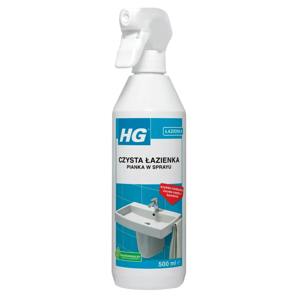 HG Clean vonios kambario purškiamos putos, 500 ml